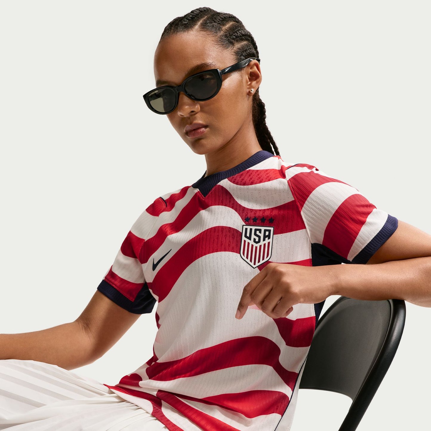 Women's Nike USWNT 2026 Stripes Match Jersey
