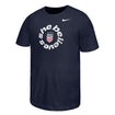 Youth Nike USWNT SheBelieves Circle Core Navy Tee