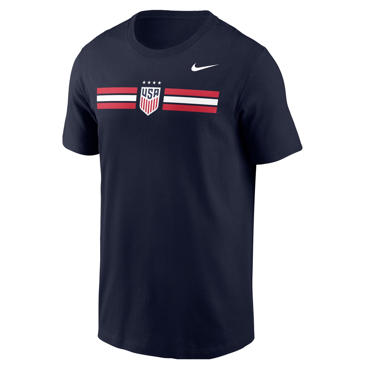 Men's Nike USWNT Striped Core Navy Tee