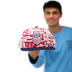 Adult USA Icon Red Hat - Front View Head On