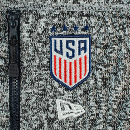 Unisex USWNT New Era Mock Neck Full Zip Jacket