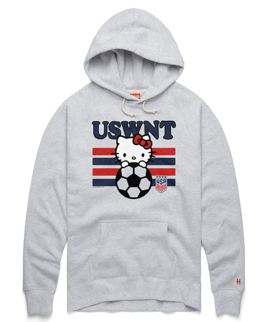 Unisex USWNT Homage Hello Kitty Gray Hooded Sweatshirt