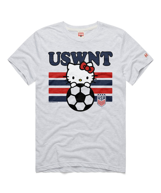 Unisex USWNT Homage Hello Kitty Unisex Gray T-Shirt