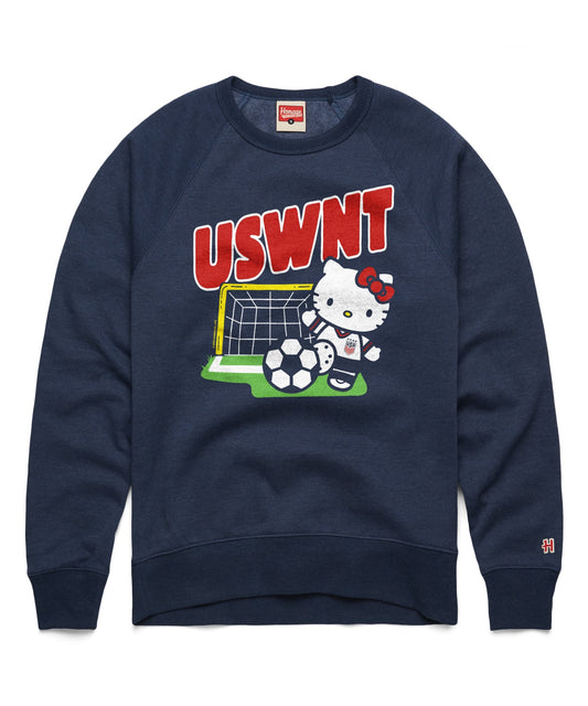 Unisex USWNT Homage Hello Kitty Unisex Crewneck Navy Sweatshirt
