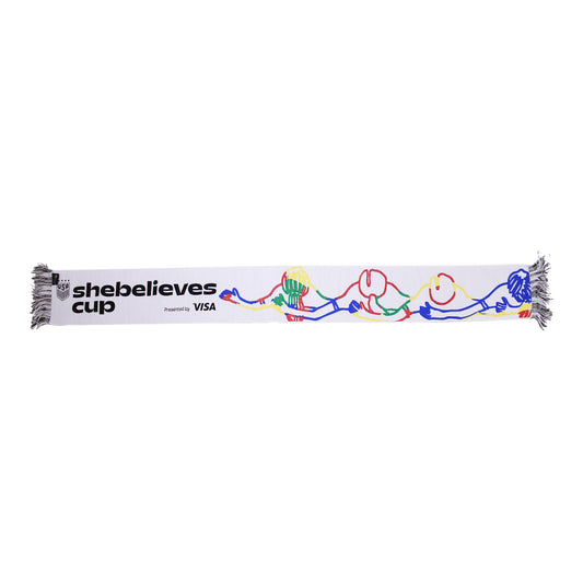 USWNT SheBelieves x RE-INC White Scarf