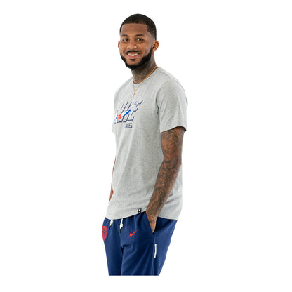 Men's Nike USA Swoosh Grey Tee - Side View