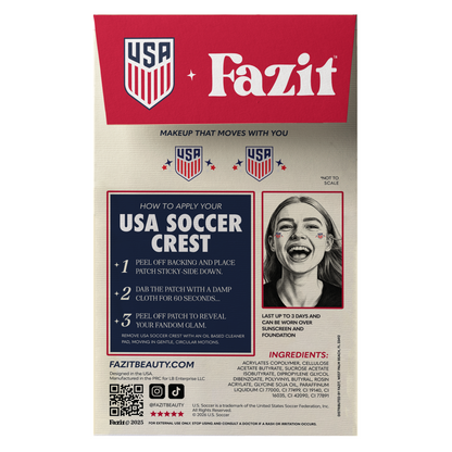 U.S. Soccer Crest Fazit Makeup Patches