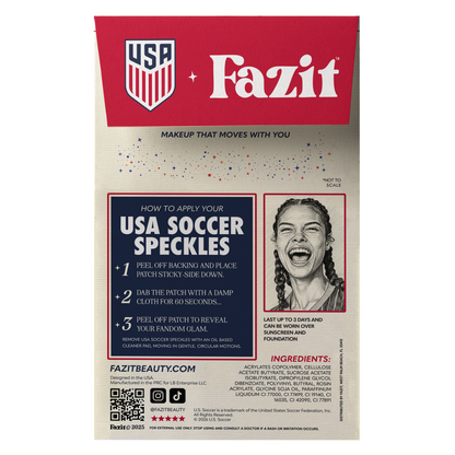 U.S. Soccer Speckles Fazit Makeup Patches