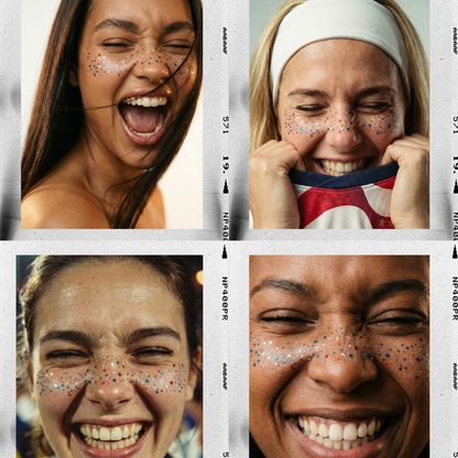 U.S. Soccer Speckles Fazit Makeup Patches