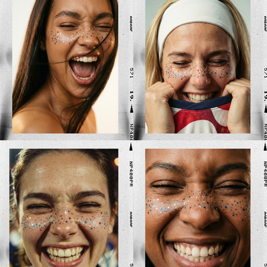 U.S. Soccer Speckles Fazit Makeup Patches