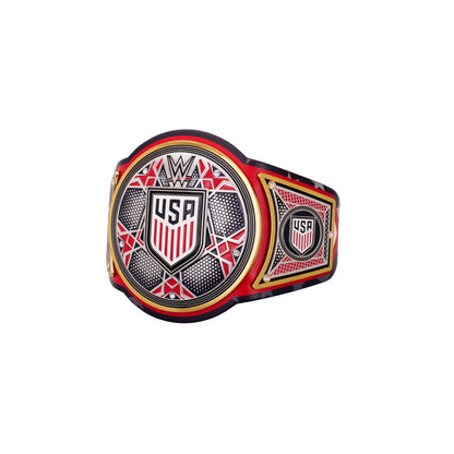 US Soccer WWE Soccer Title Belt