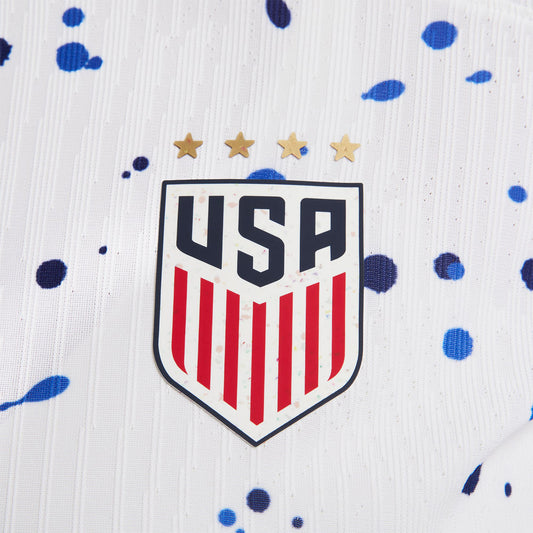 Women's Nike USWNT 2023 Home White Jersey w/ FIFA Badge - Badge View
