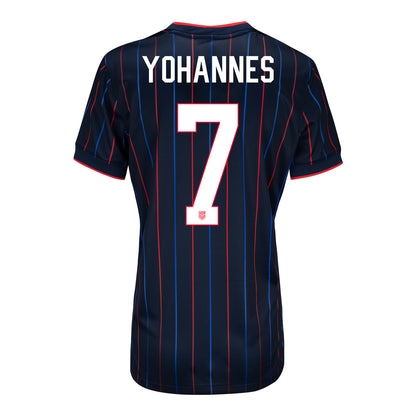 Women's Nike USWNT 2025 Personalized Heartbeat Away Stadium Jersey