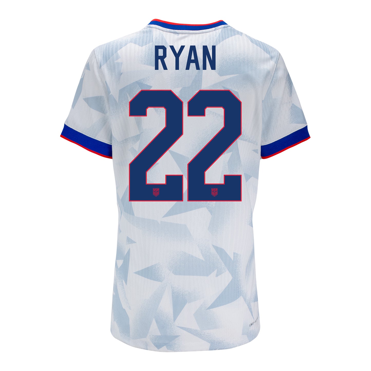 Women's Nike USWNT 2025 Personalized Brilliant Home Match Jersey
