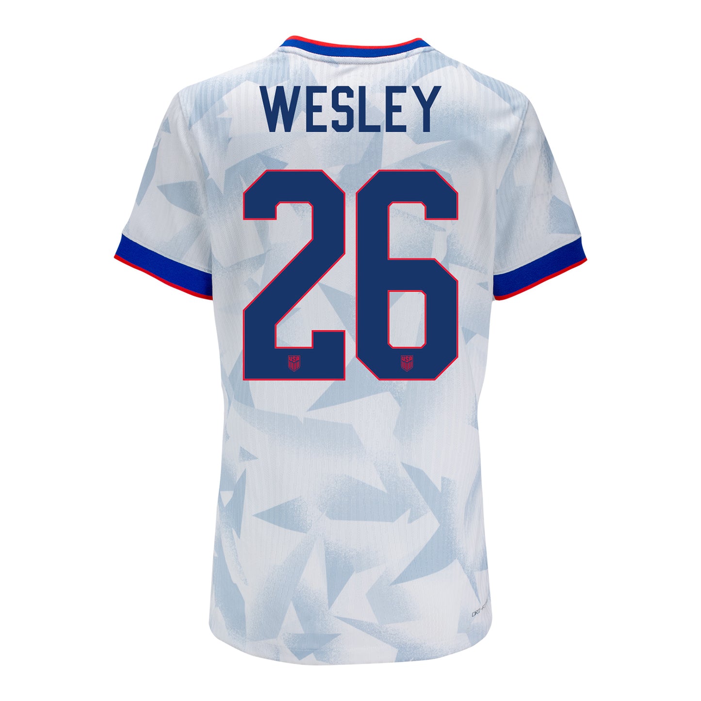 Women's Nike USWNT 2025 Personalized Brilliant Home Match Jersey