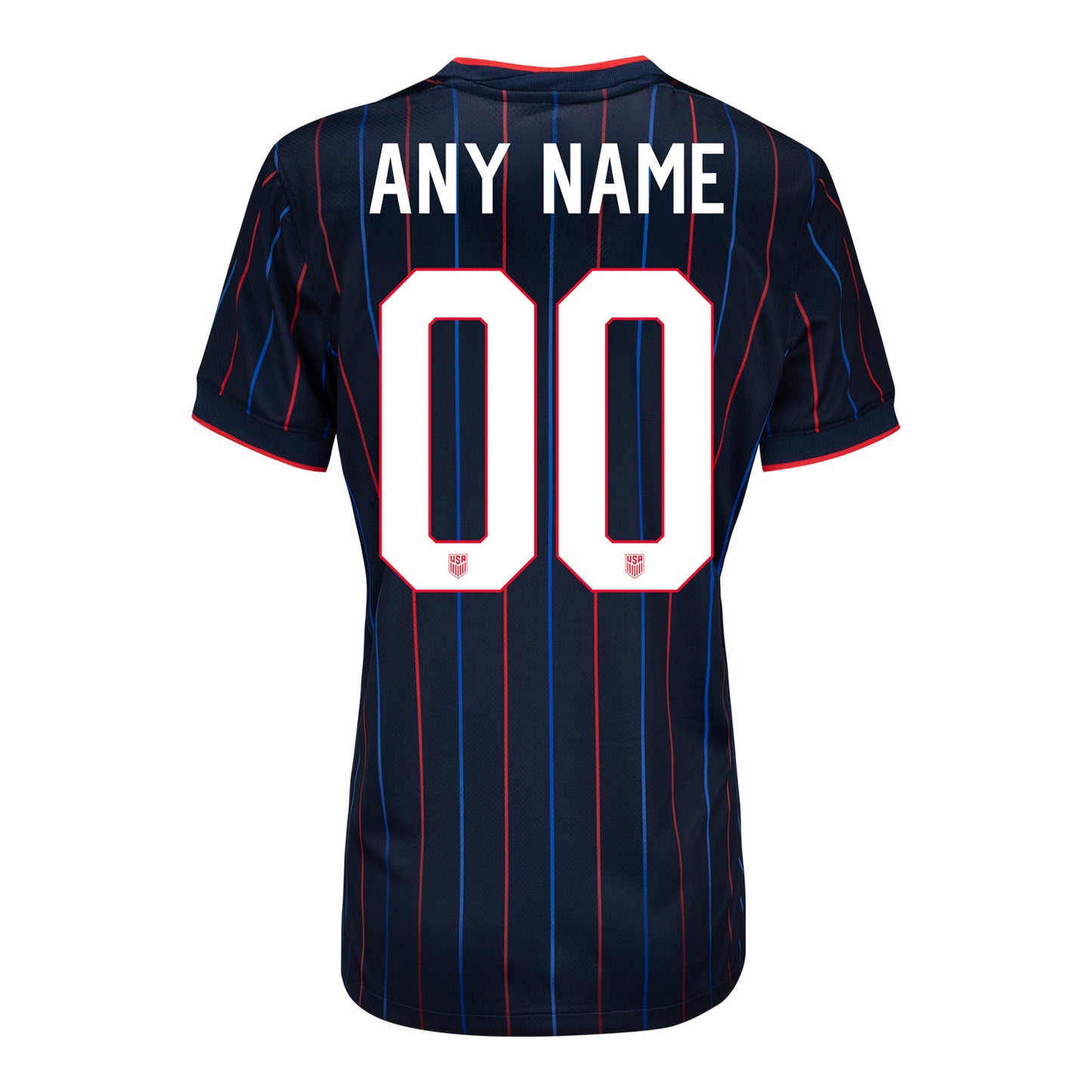 Women's Nike USWNT 2025 Personalized Heartbeat Away Stadium Jersey