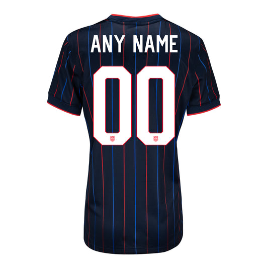 Women's Nike USWNT 2025 Personalized Heartbeat Away Stadium Jersey