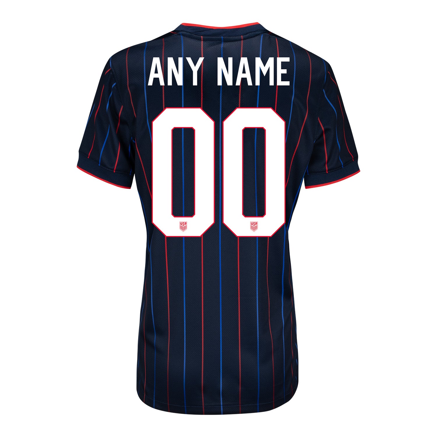 Women's Nike USWNT 2025 Personalized Heartbeat Away Match Jersey