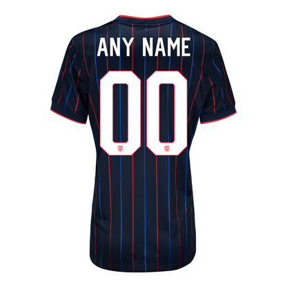 Women's Nike USWNT 2025 Personalized Heartbeat Away Match Jersey