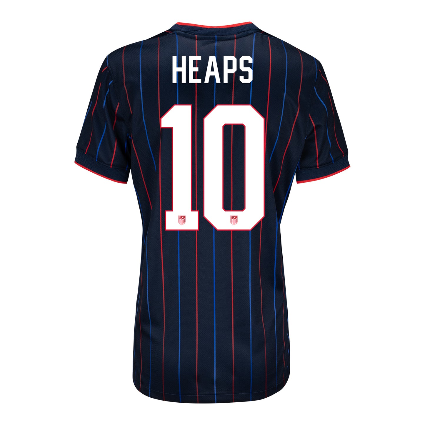 Women's Nike USWNT 2025 Personalized Heartbeat Away Stadium Jersey