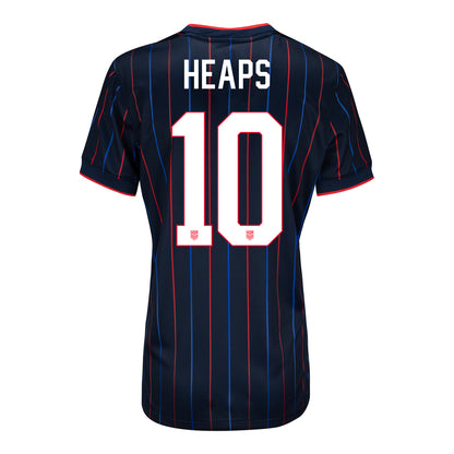 Women's Nike USWNT 2025 Personalized Heartbeat Away Stadium Jersey