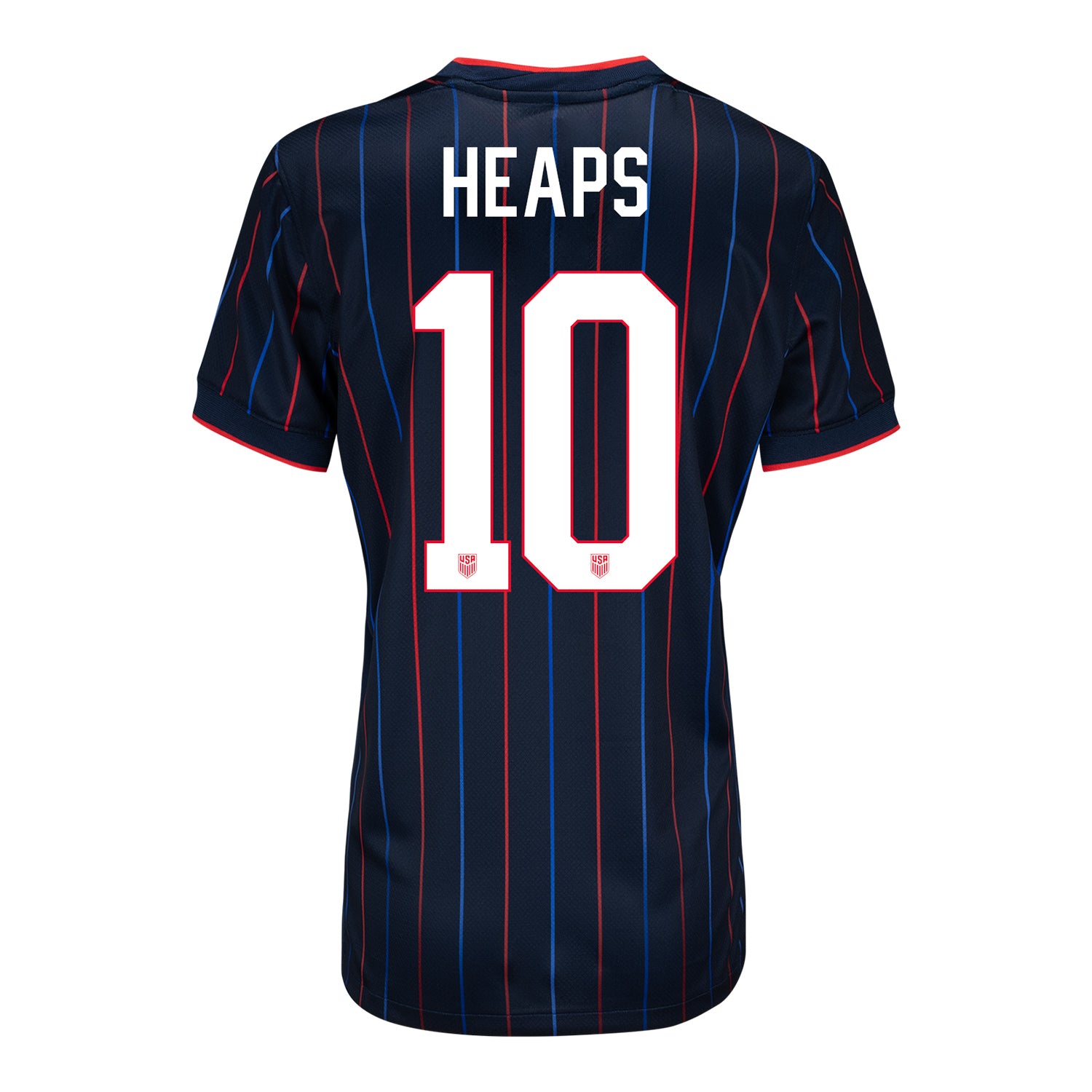 Women's Nike USWNT 2025 Personalized Heartbeat Away Stadium Jersey