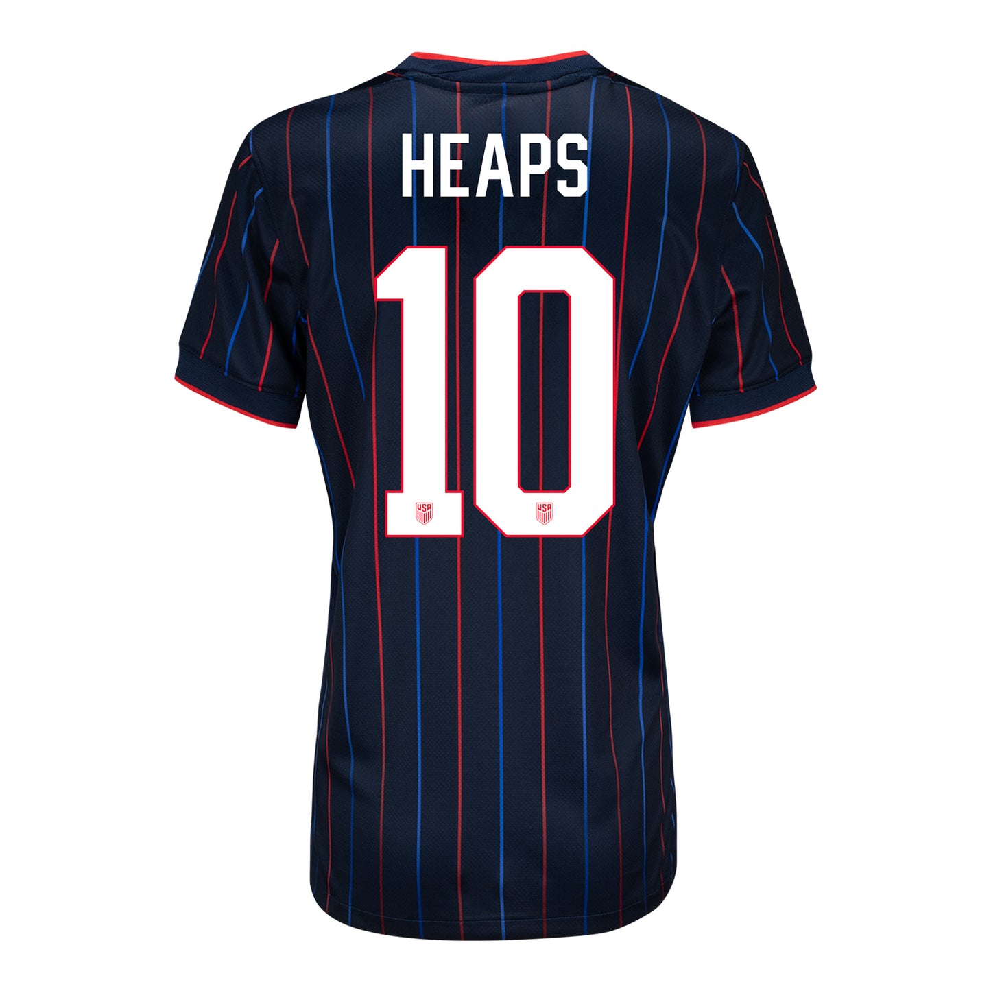 Women's Nike USWNT 2025 Personalized Heartbeat Away Stadium Jersey