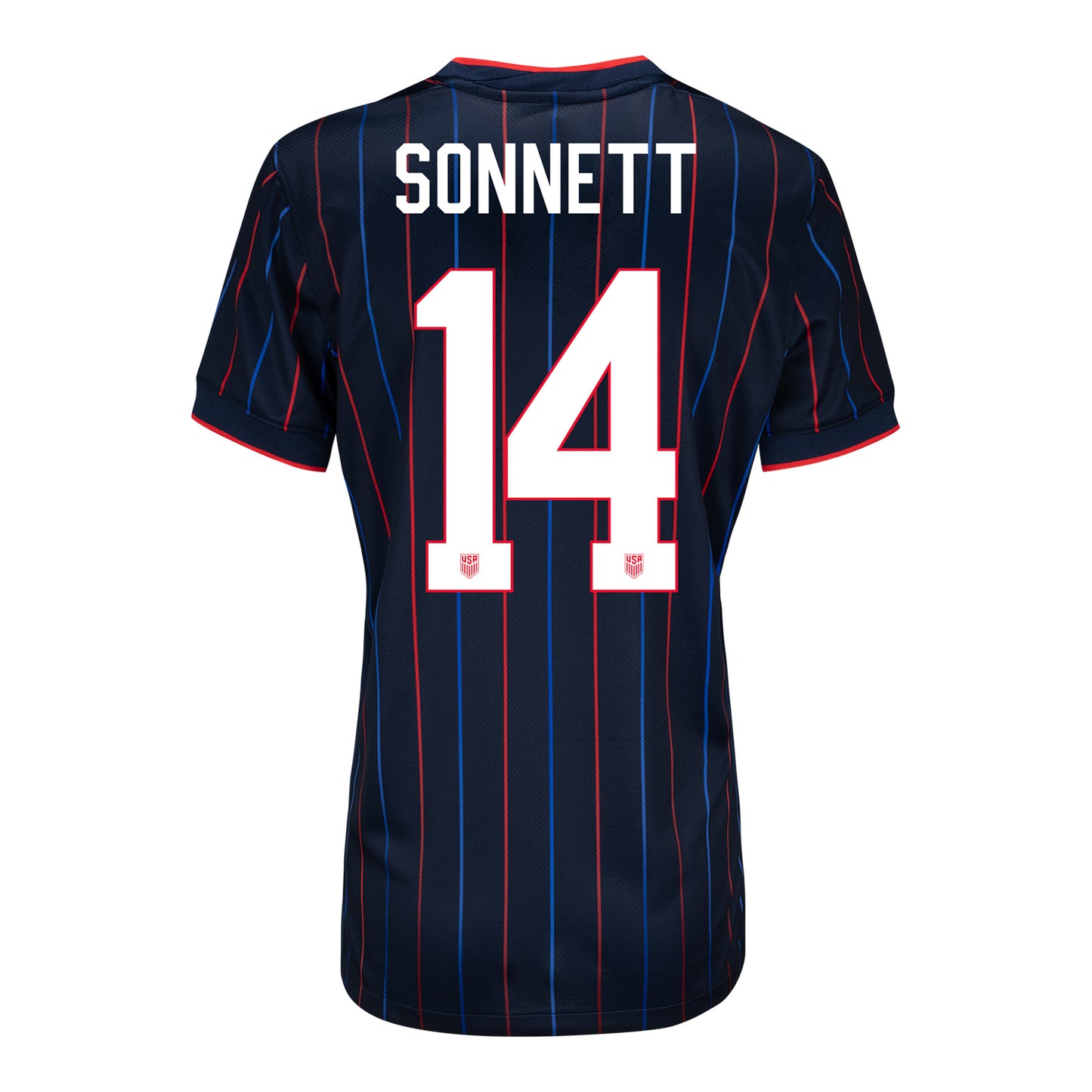 Women's Nike USWNT 2025 Personalized Heartbeat Away Stadium Jersey