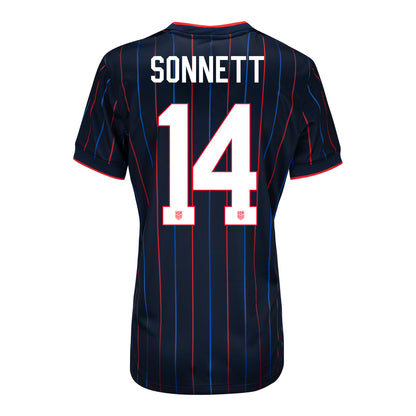 Women's Nike USWNT 2025 Personalized Heartbeat Away Stadium Jersey