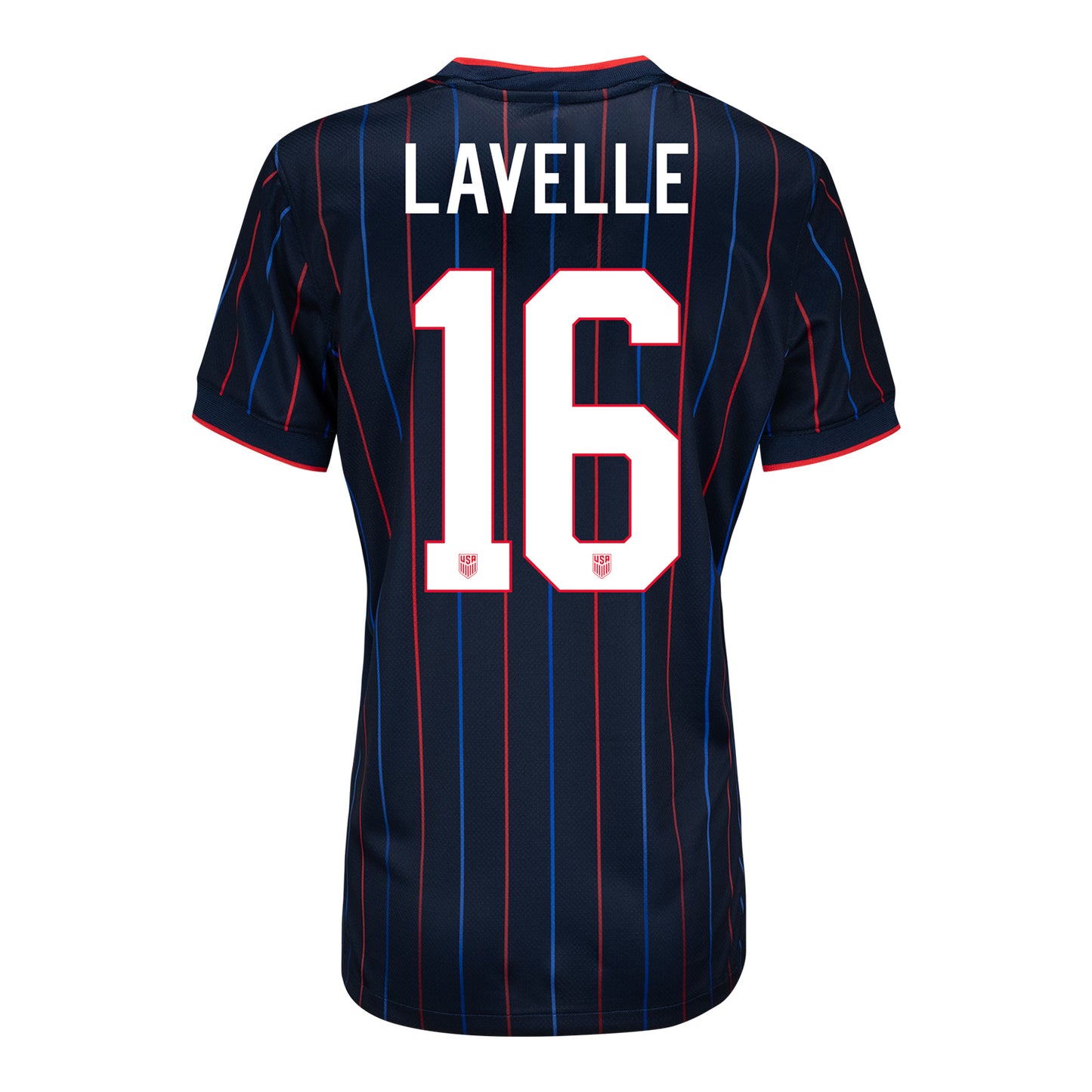 Women's Nike USWNT 2025 Personalized Heartbeat Away Stadium Jersey