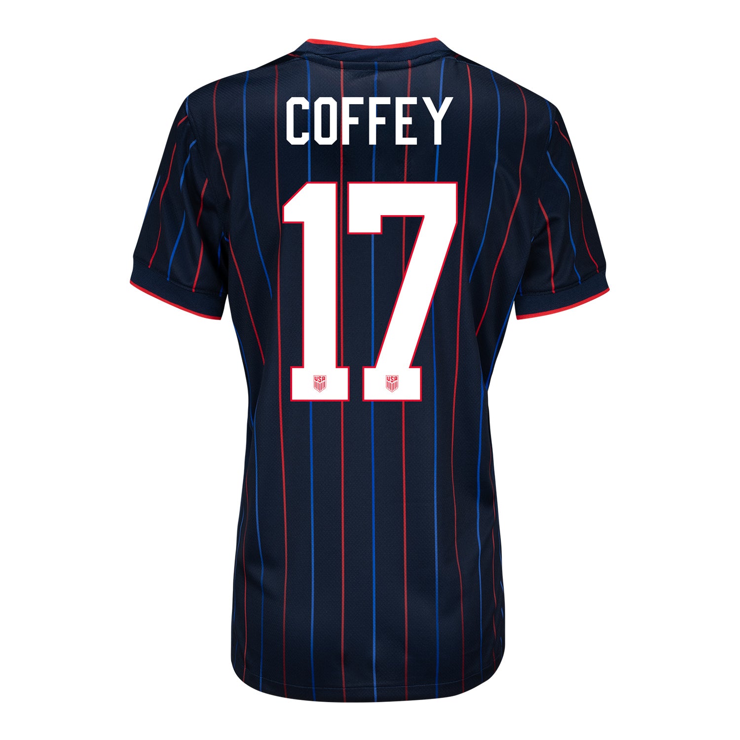 Women's Nike USWNT 2025 Personalized Heartbeat Away Stadium Jersey