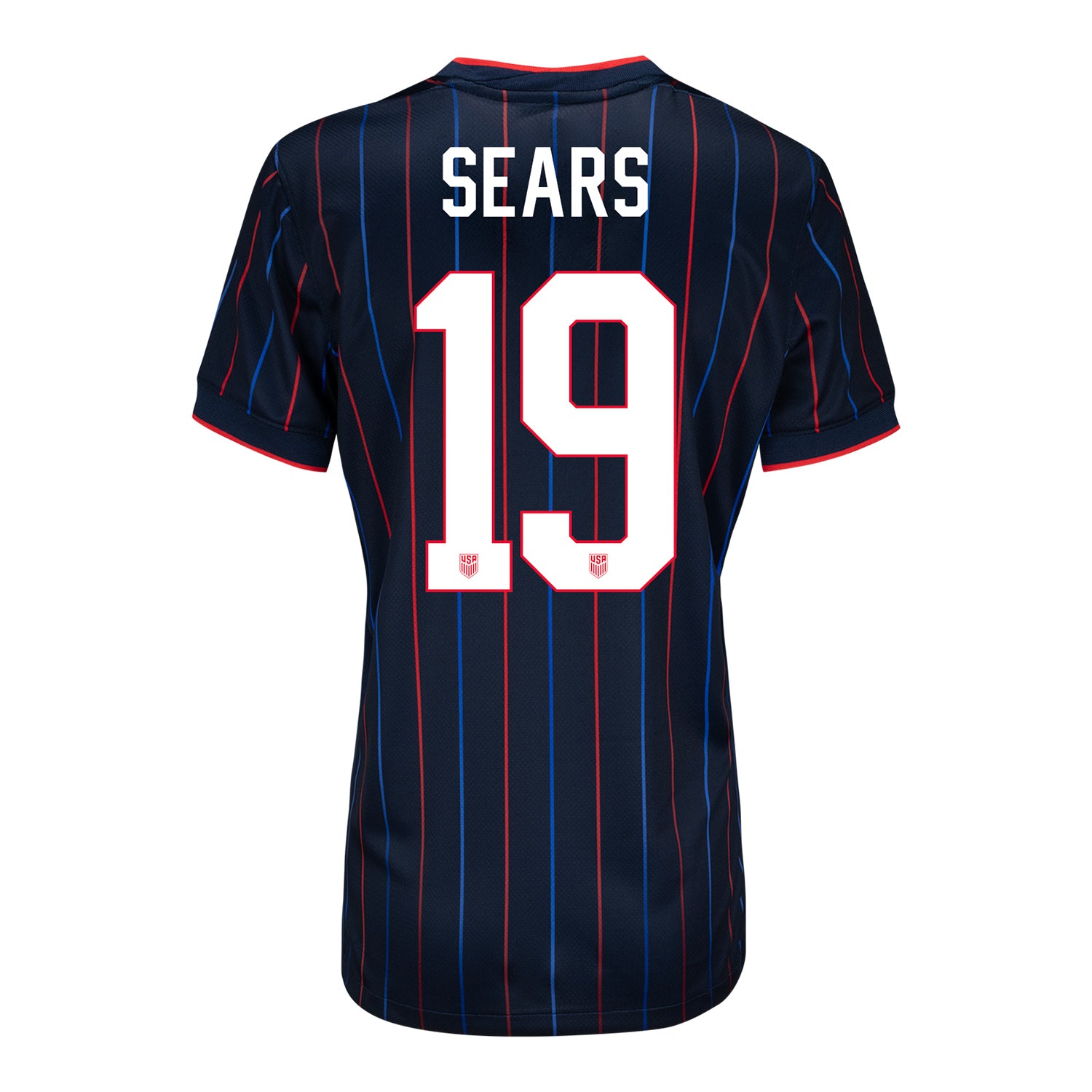 Women's Nike USWNT 2025 Personalized Heartbeat Away Stadium Jersey