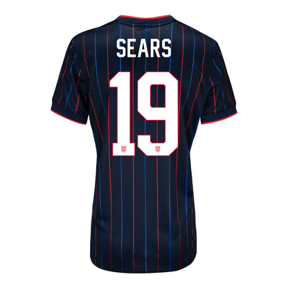 Women's Nike USWNT 2025 Personalized Heartbeat Away Stadium Jersey
