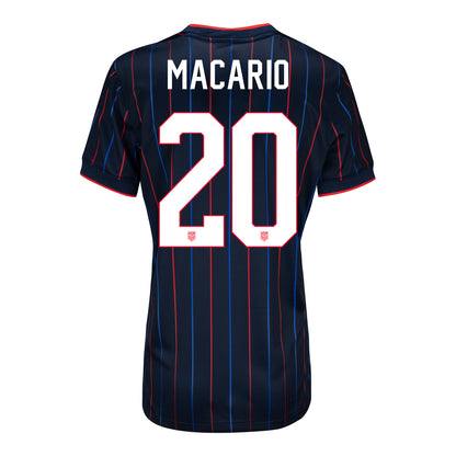 Women's Nike USWNT 2025 Personalized Heartbeat Away Stadium Jersey