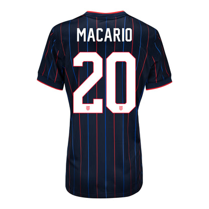 Women's Nike USWNT 2025 Personalized Heartbeat Away Stadium Jersey