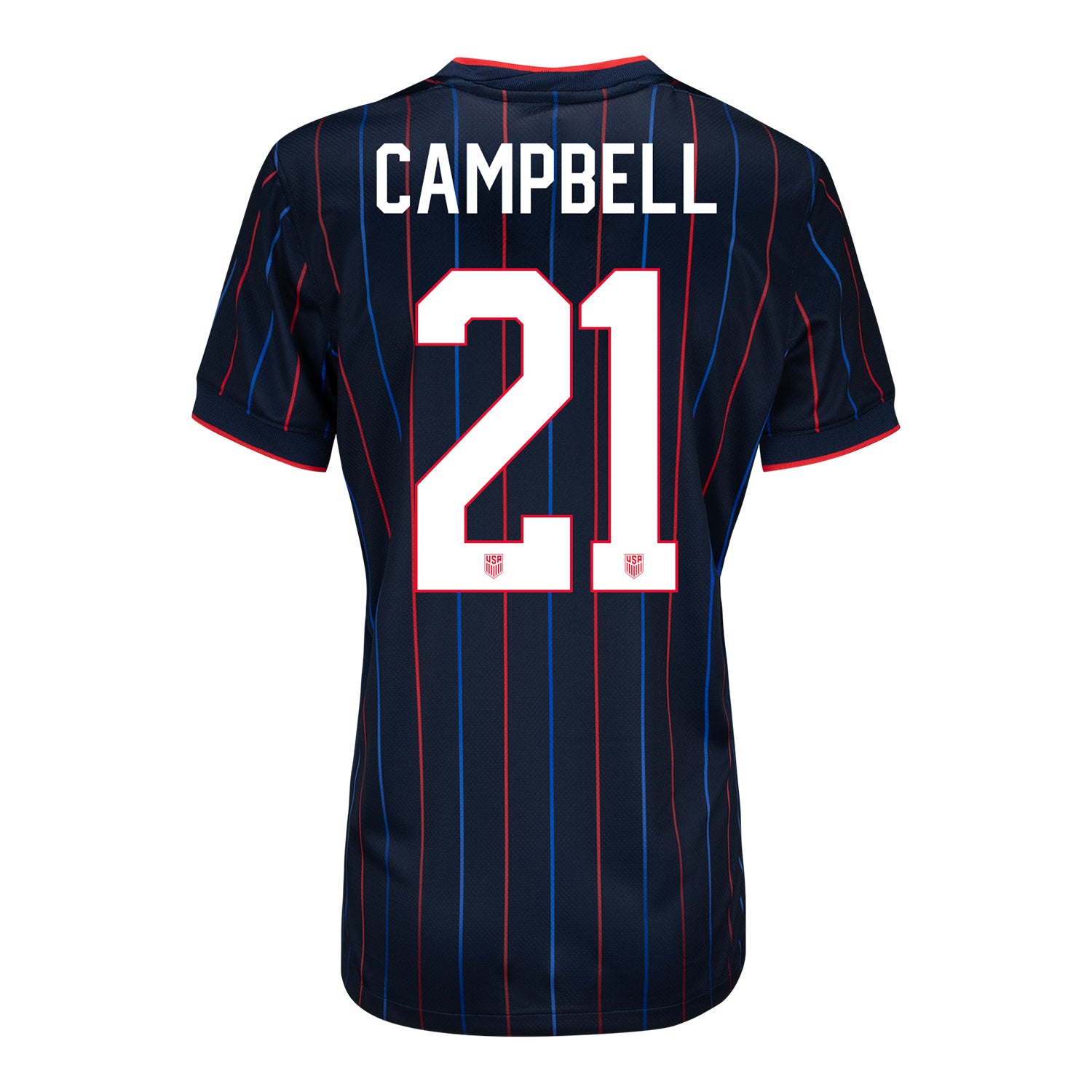 Women's Nike USWNT 2025 Personalized Heartbeat Away Stadium Jersey