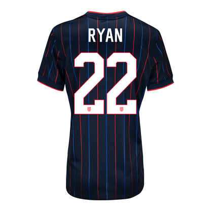 Women's Nike USWNT 2025 Personalized Heartbeat Away Stadium Jersey