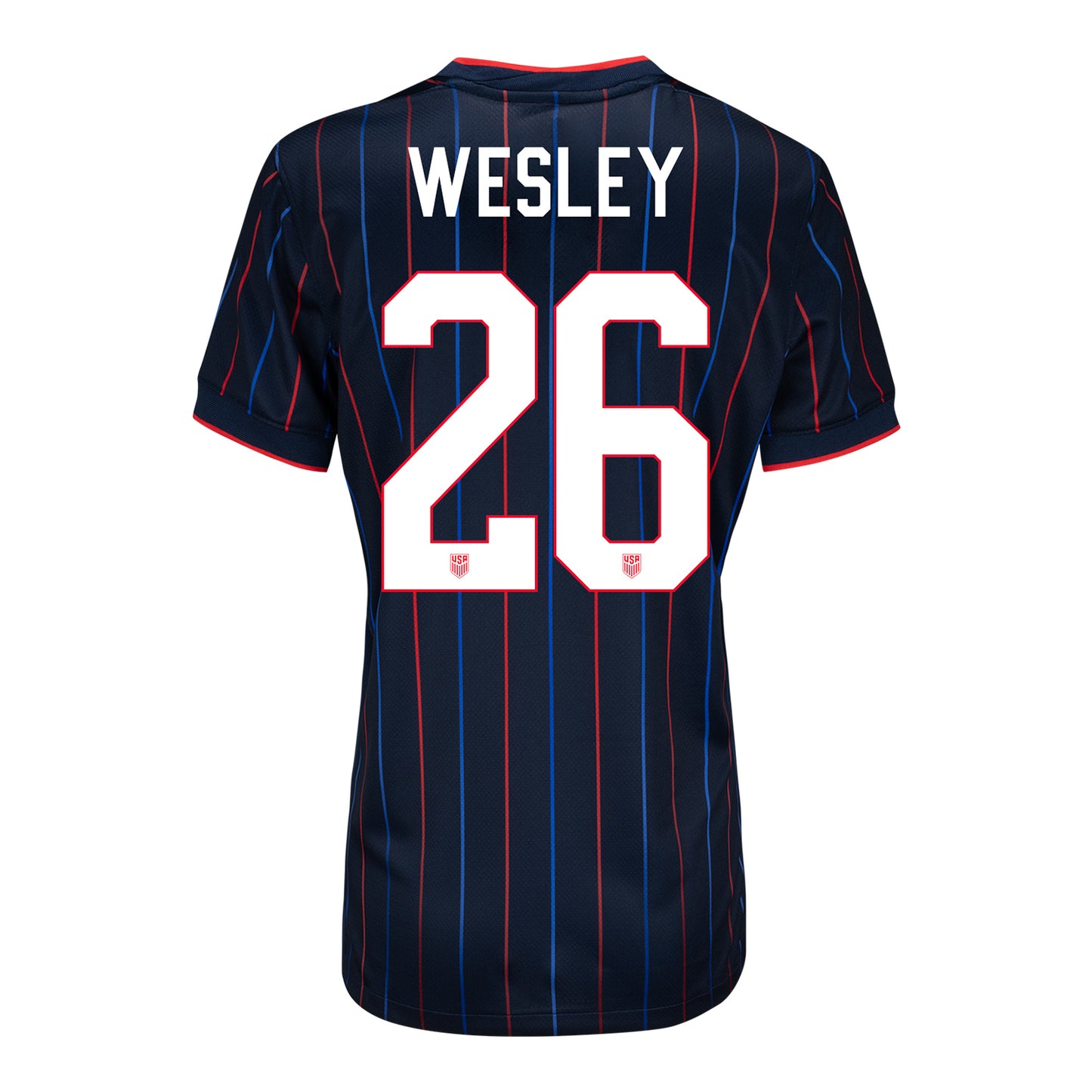 Women's Nike USWNT 2025 Personalized Heartbeat Away Stadium Jersey