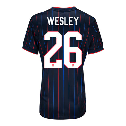 Women's Nike USWNT 2025 Personalized Heartbeat Away Stadium Jersey