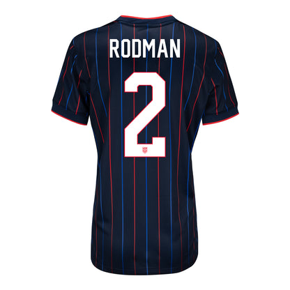 Women's Nike USWNT 2025 Personalized Heartbeat Away Stadium Jersey