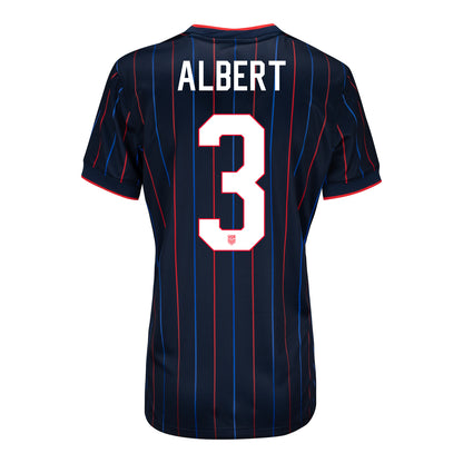 Women's Nike USWNT 2025 Personalized Heartbeat Away Stadium Jersey