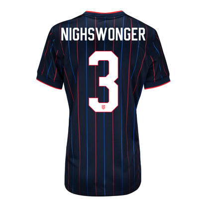 Women's Nike USWNT 2025 Personalized Heartbeat Away Stadium Jersey