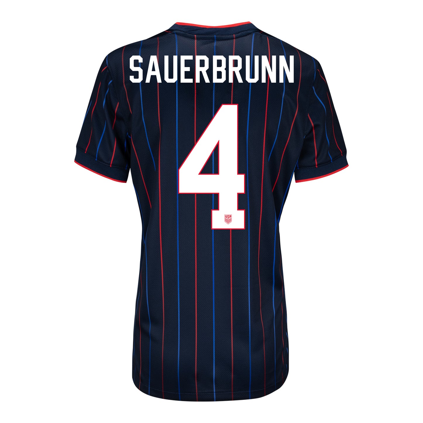 Women's Nike USWNT 2025 Personalized Heartbeat Away Stadium Jersey