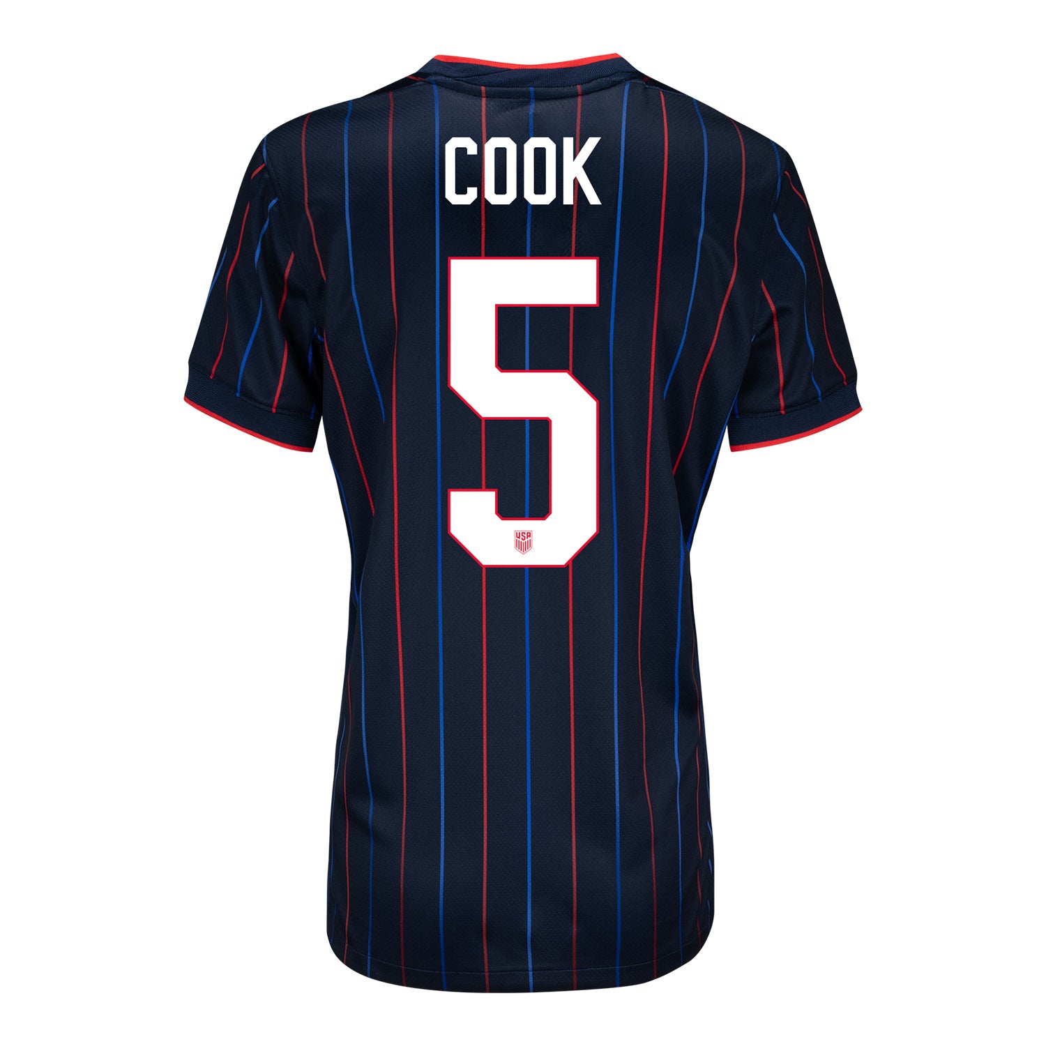 Women's Nike USWNT 2025 Personalized Heartbeat Away Stadium Jersey