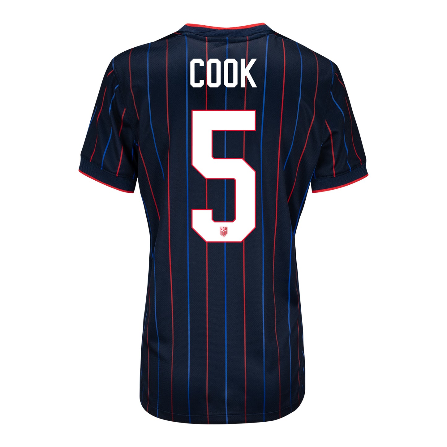 Women's Nike USWNT 2025 Personalized Heartbeat Away Stadium Jersey