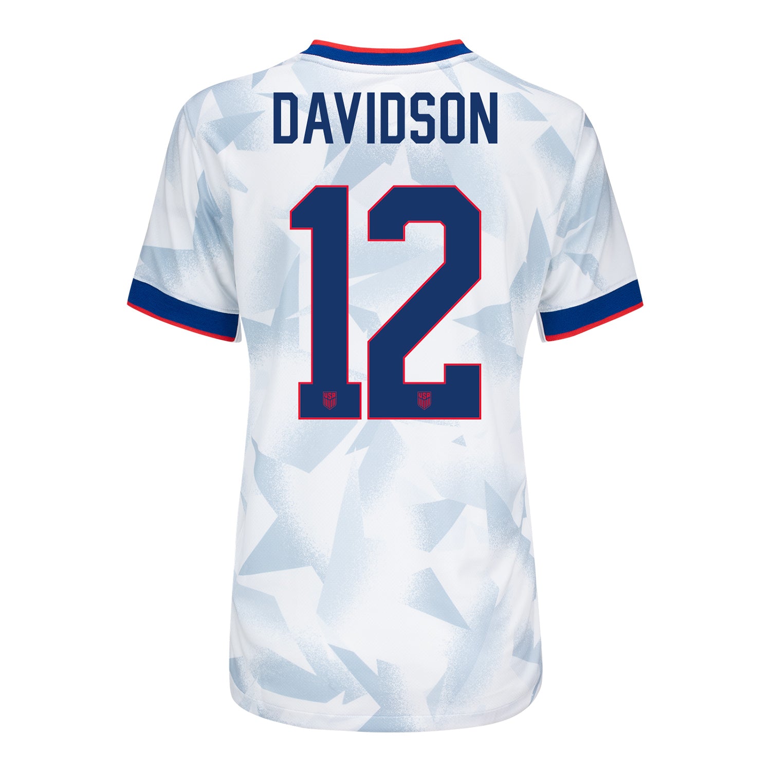 Women's Nike USWNT 2025 Personalized Brilliant Home Stadium Jersey