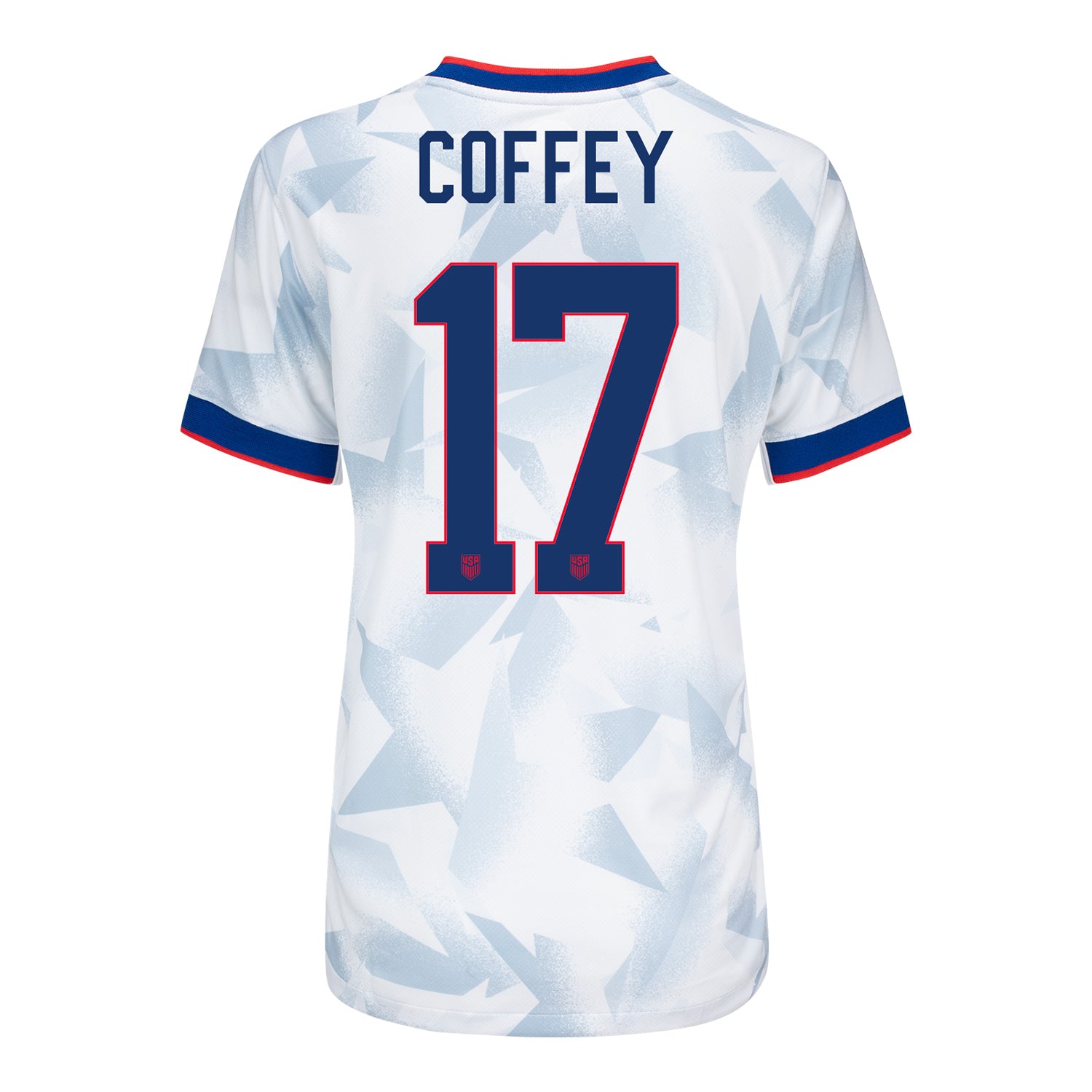 Women's Nike USWNT 2025 Personalized Brilliant Home Stadium Jersey