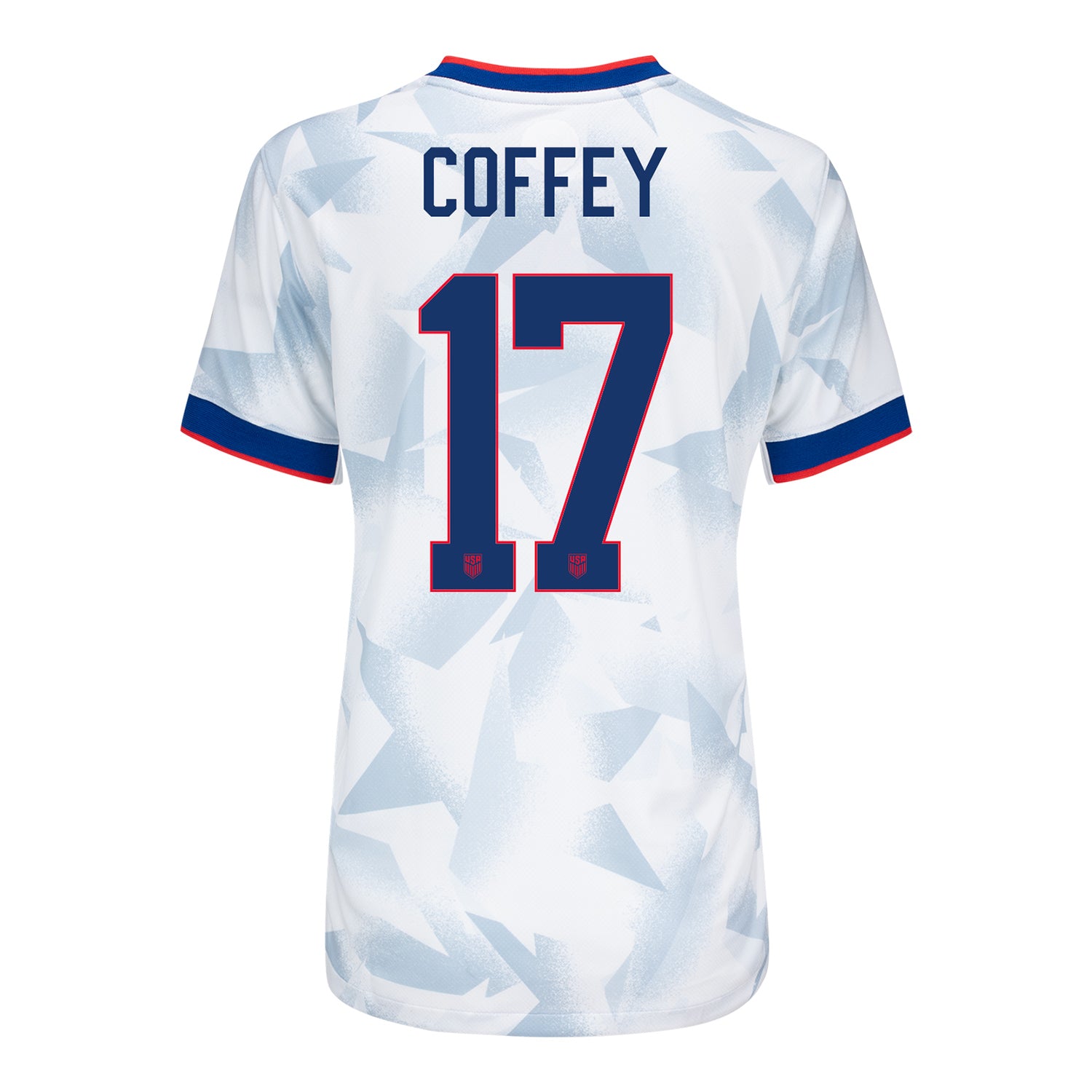 Women's Nike USWNT 2025 Personalized Brilliant Home Stadium Jersey