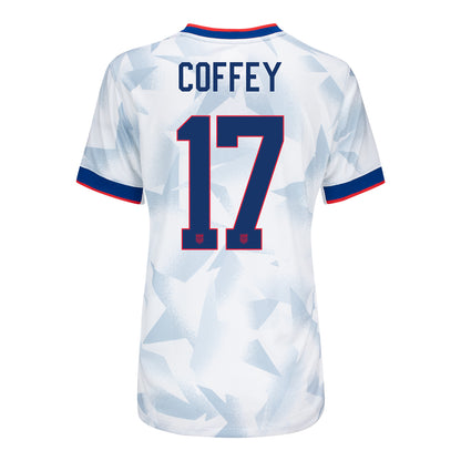 Women's Nike USWNT 2025 Personalized Brilliant Home Stadium Jersey