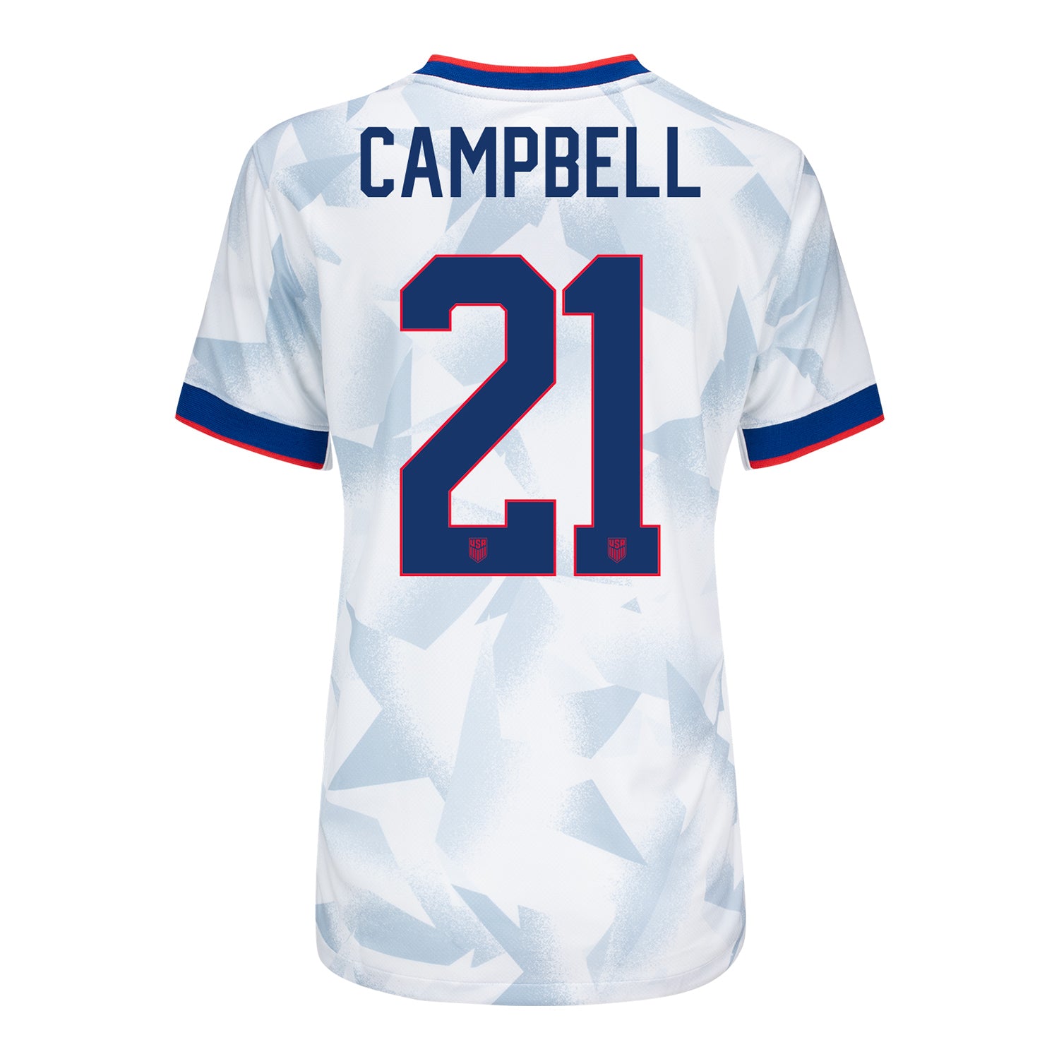 Women's Nike USWNT 2025 Personalized Brilliant Home Stadium Jersey